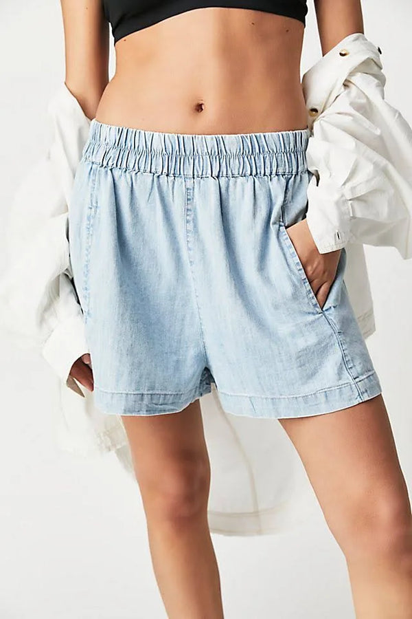 Free people chambray pull on