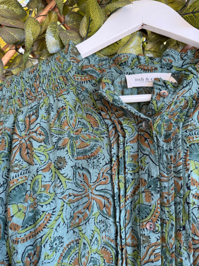 Indi & Cold Freya Blouse | Salvia