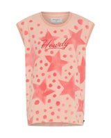 One Teaspoon - Polka Star Hand Sprayed Howdy Unisex Tank Top - Peach