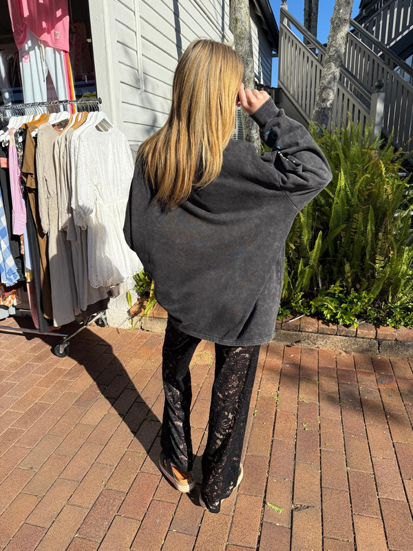 By Frankie Mermaid Longsleeve Top Black