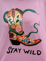 By Frankie Stay Wild Darlin Set Pink