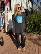 By Frankie Mermaid Longsleeve Top Black