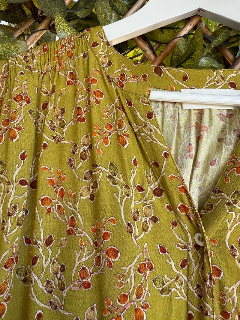 Indi & Cold Maria Blouse | Pistachio