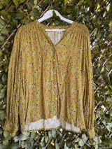 Indi & Cold Maria Blouse | Pistachio