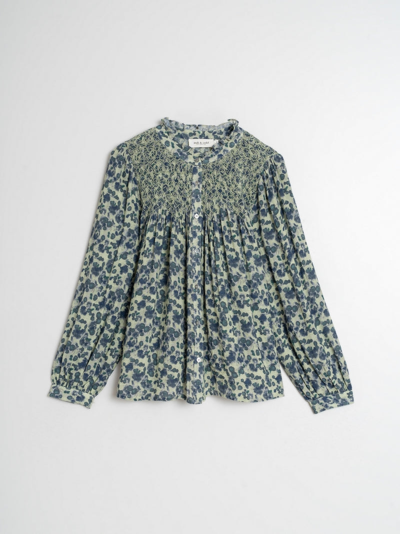 Indi & Cold Smock Embroidered Shirt