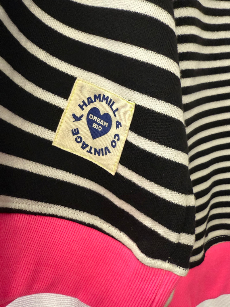 Hammill & Co retro striped sweat