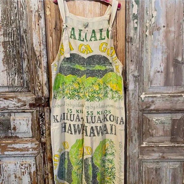 Jaded Gypsy Market Fresh Overalls - Kona