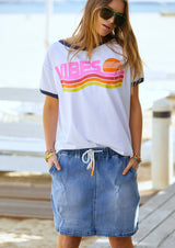 Hammill & Co Denim Retro Skirt