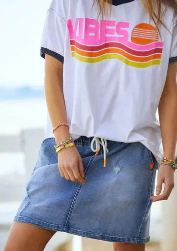 Hammill & Co Denim Retro Skirt