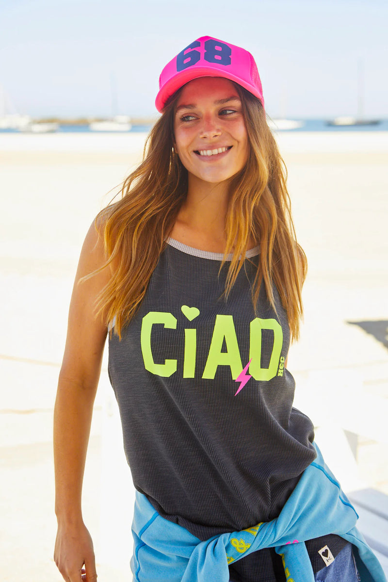 Hammill + Co  Ciao Tank - Charcoal