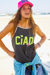 Hammill + Co  Ciao Tank - Charcoal