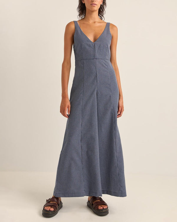 Rhythm check wide leg jumpsuit