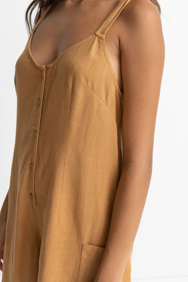 Rhythm Weekender Playsuit - Tan