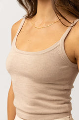 Rhythm | Yumi Knit Top- Oat