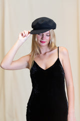 Otomo Velvet Silk Slip Maxi
