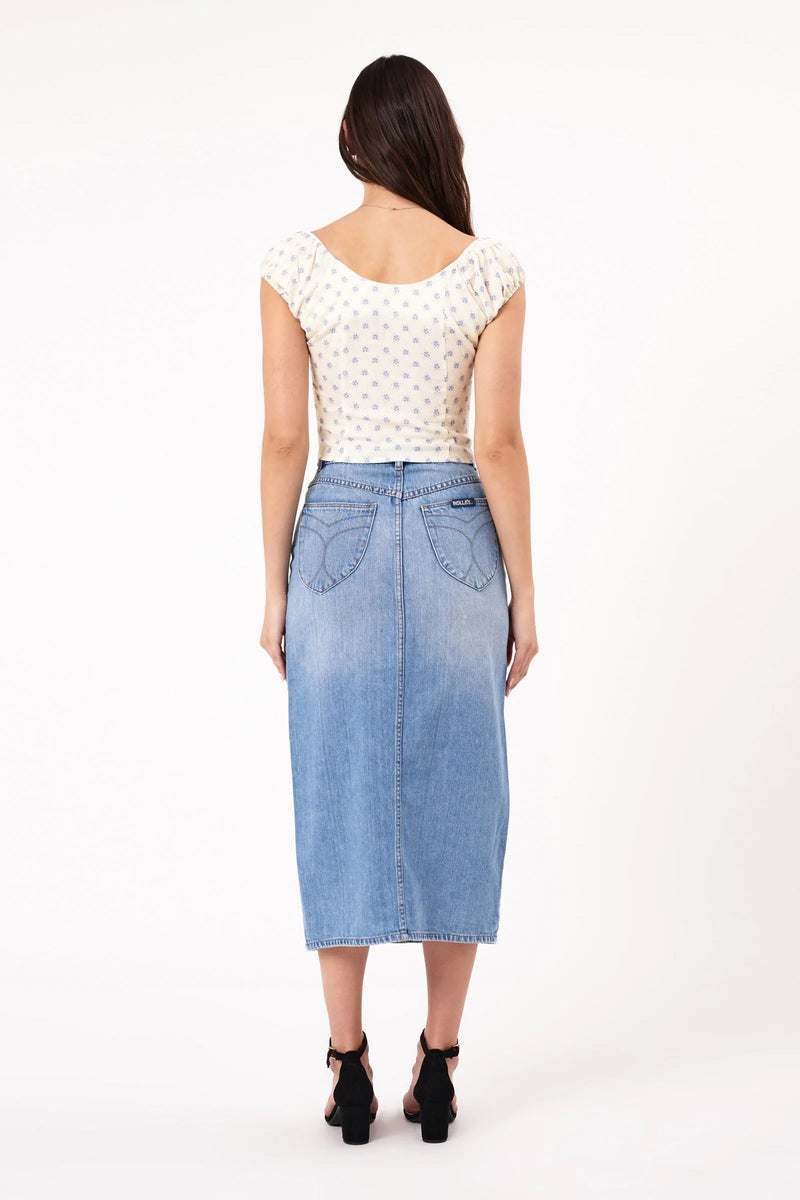 Rollas - Sailor Skirt -  Mid Vintage indigo