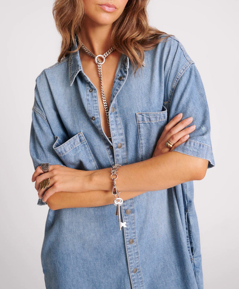 One Teaspoon - Cobaine Paris Denim Dress