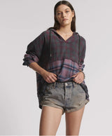 One Teaspoon - Bandits Low Waist Denim Shorts - Island Blue