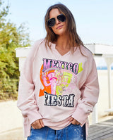 Pre-Order Hammill & Co - Mexican Fiesta Sweat - Vintage Pink