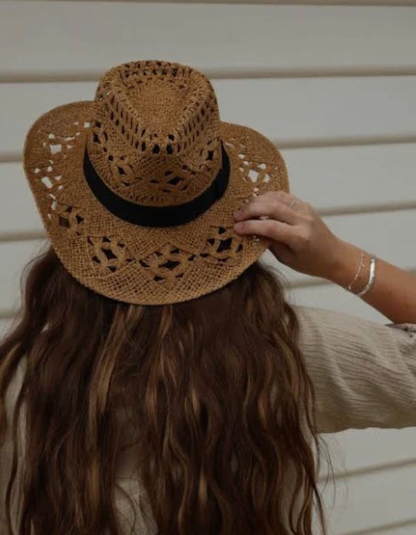 Nakoa The Label Cowboy Hat Cut Out Tan