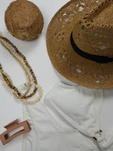 Nakoa The Label Cowboy Hat Cut Out Tan