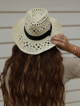 Nakoa The Label Cowboy Hat Cut Out White