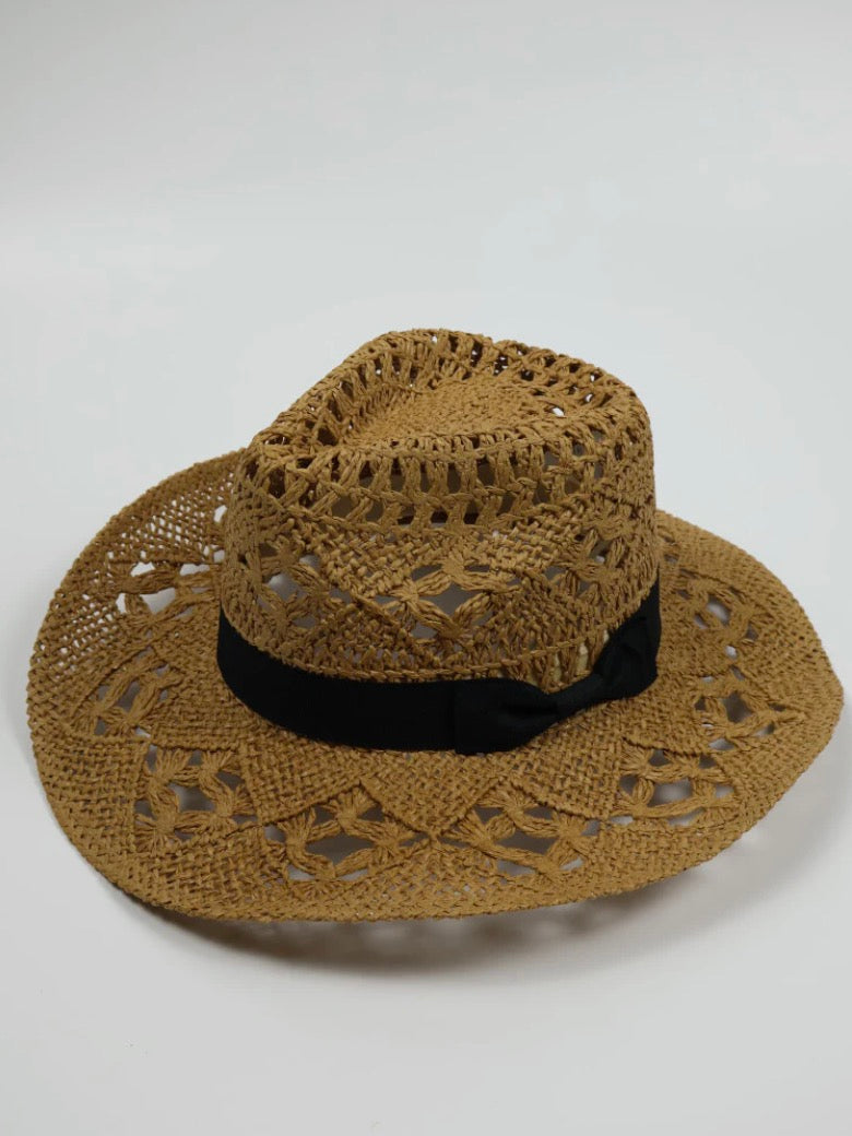 Nakoa The Label Cowboy Hat Cut Out Tan