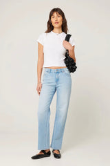 Rollas Jeans Heidi Low Sunshine | Light Vintage Blue