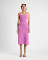 Summi Summi - MIDI A LINE DRESS - Fuchsia