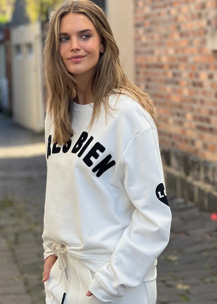 Hammill & Co - Tres Bien Sweat - Winter White