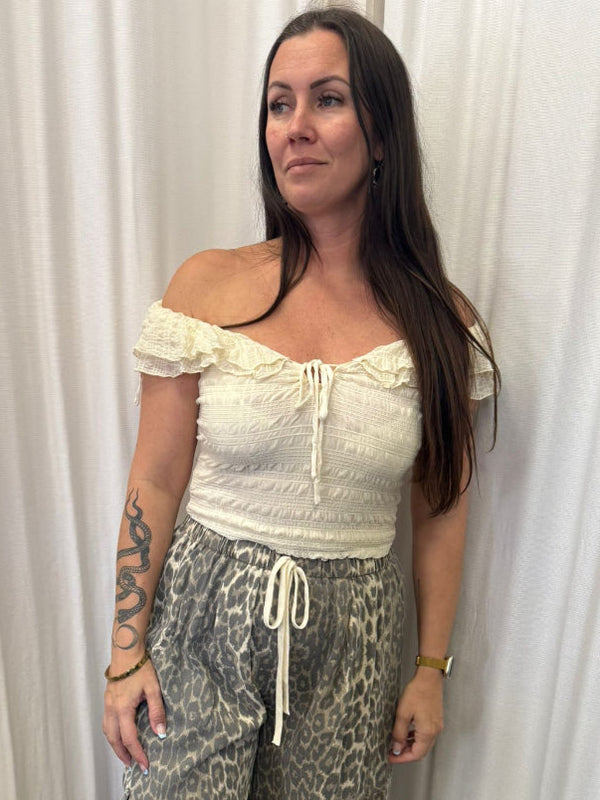 Free People Elastic Top