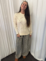 By Frankie BF Leopard Cargo Pant