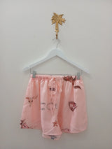 By Frankie Rodeo Button up Shirt & Shorts Set - PINK | WHITE