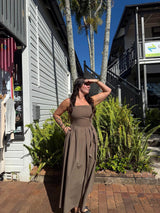 Miou Muse Brown Dress