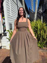 Miou Muse Brown Dress