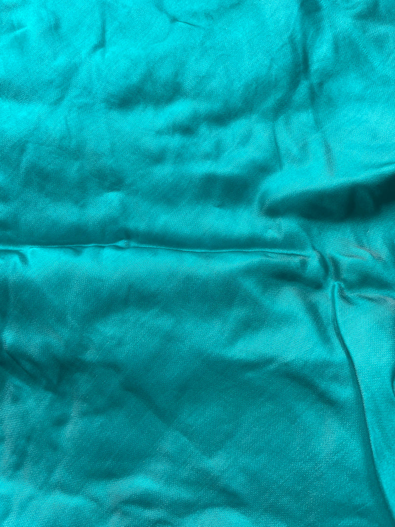 Otomo Silk Slip Short Teal